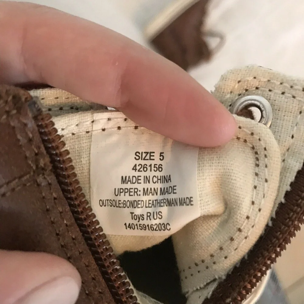 Koala Kids Toddler Hard Sole Brown SZ‎ 5